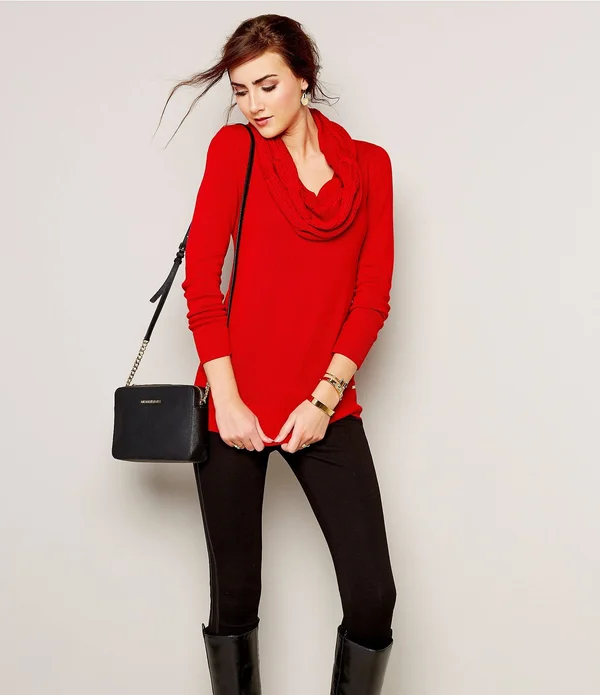 Michael Michael Kors Bright Red Jet Set Large Crossbody