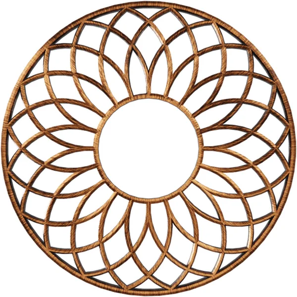 Ekena Millwork CMPP28CNACO 28x22OD x 9 5/8x22ID x 3/4x22P Cannes Architectural Grade PVC Pierced Ceiling Medallion - Antiqued Cop