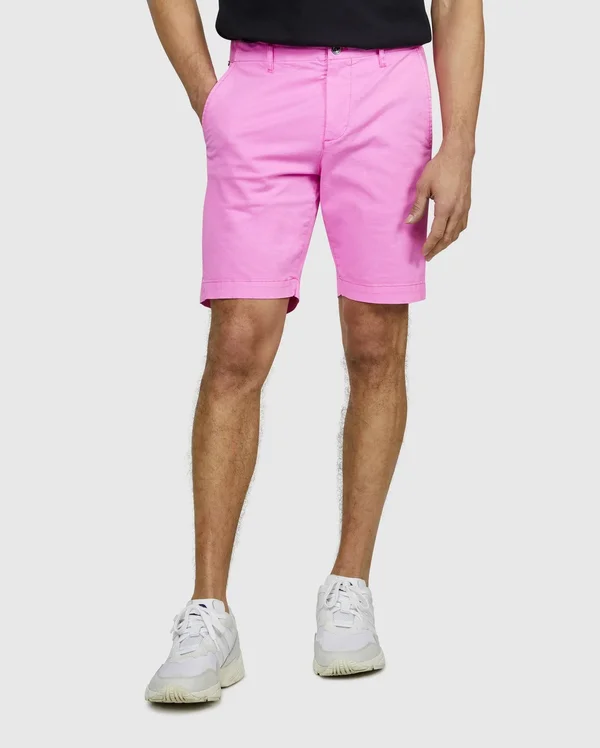 Psycho Bunny Diego Neon Magenta Men's Shorts B6R790N1CE-NNM 32 Waist