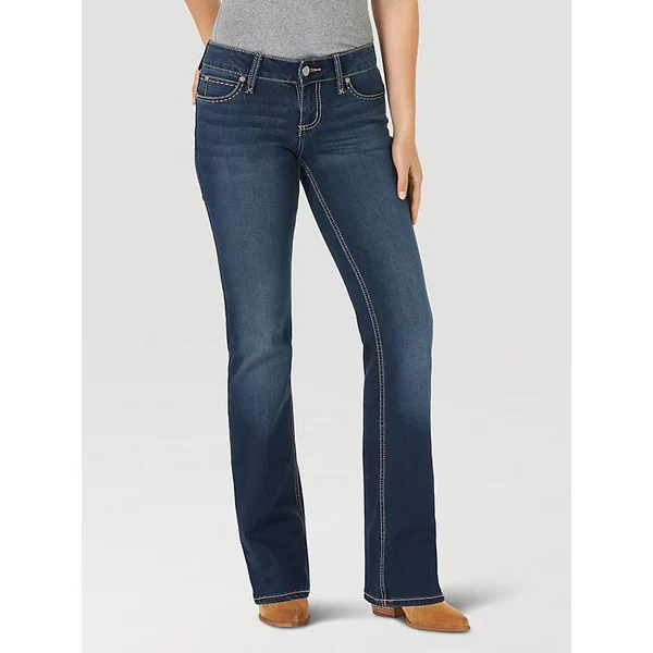 Wrangler Women's Dark Wash Retro Mae Jeans