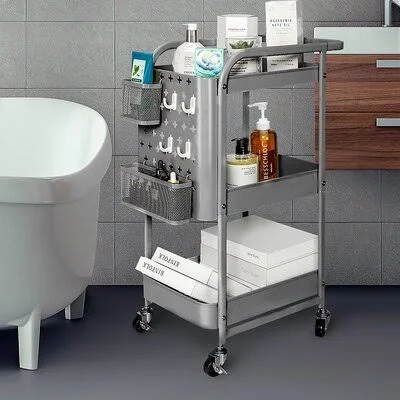 Kitchen Cart Rays Finish: Gray