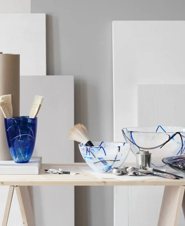 Kosta Boda Contrast Bowl Medium White