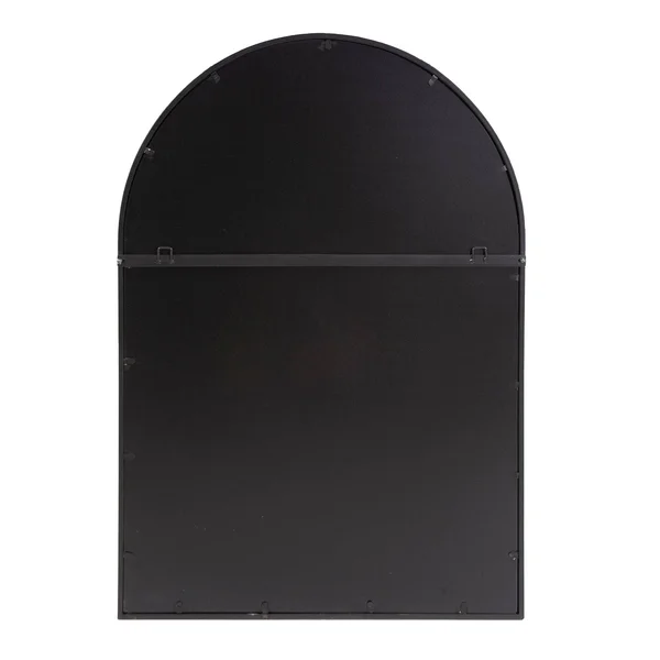 Delacora HE-13359 Fenetre 41x22 x 29x22 Arched Farmhouse Style Window Pane - Antique Silver