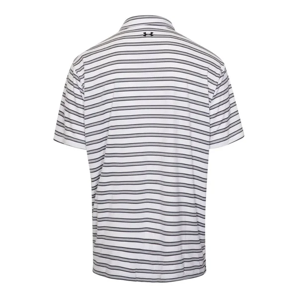 Under Armour Men's Tech Stripe Polo Graphite, M