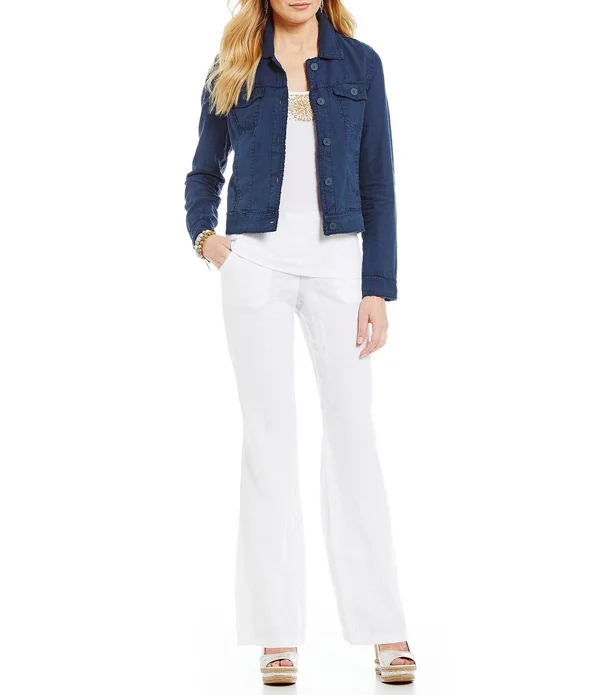 Tommy Bahama Two Palms Raw Edge Jacket (Tea Leaf) Women's Coat