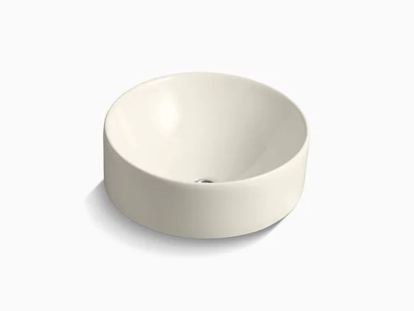 Kohler 14800-96 Vox Round Vessel Bathroom Sink - Biscuit
