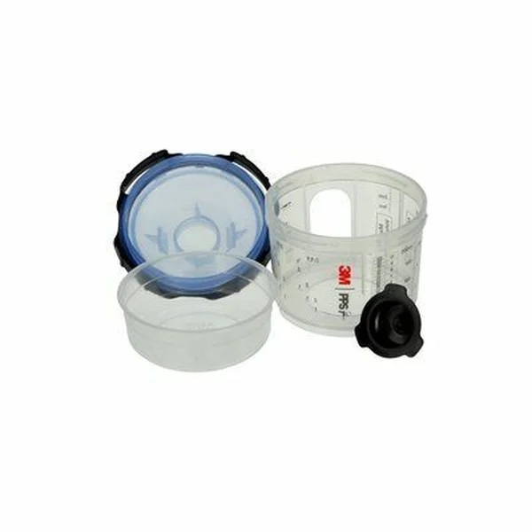 3M 26114 PPS Series 2.0 Spray Cup System Kit, Mini (6.8 fl oz, 200 mL) 200 Micron Filter