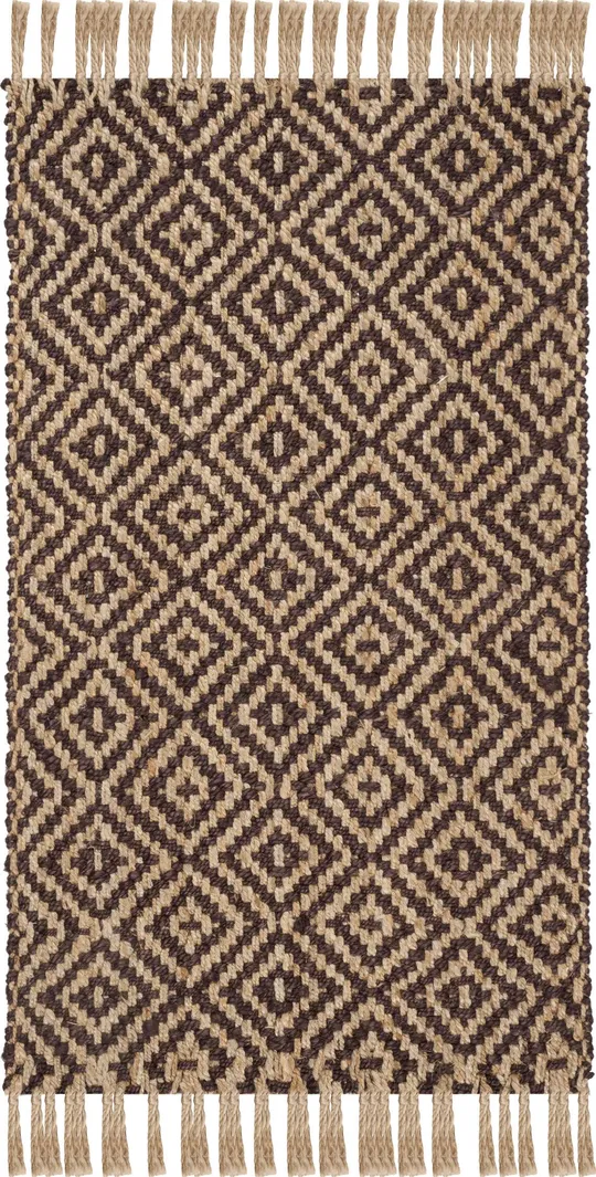 Safavieh Natural Fiber NF266E 8&0x22 x 10&0x22 Brown, Natural Area Rug