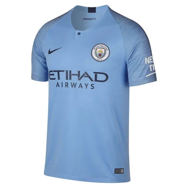Nike 2018-19 Manchester City Home Stadium Jersey-Blue