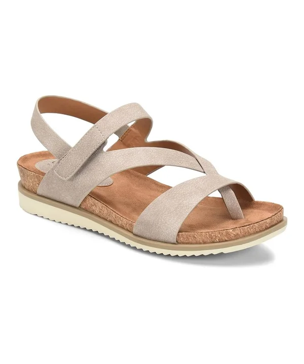 Eurosoft Lexie Wedge Sandal, 8.5, Leather