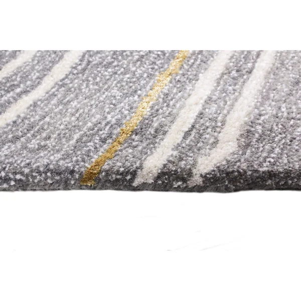 Bashian Greenwich Markus 3&9x22 x 5&9x22 Area Rug in Gray