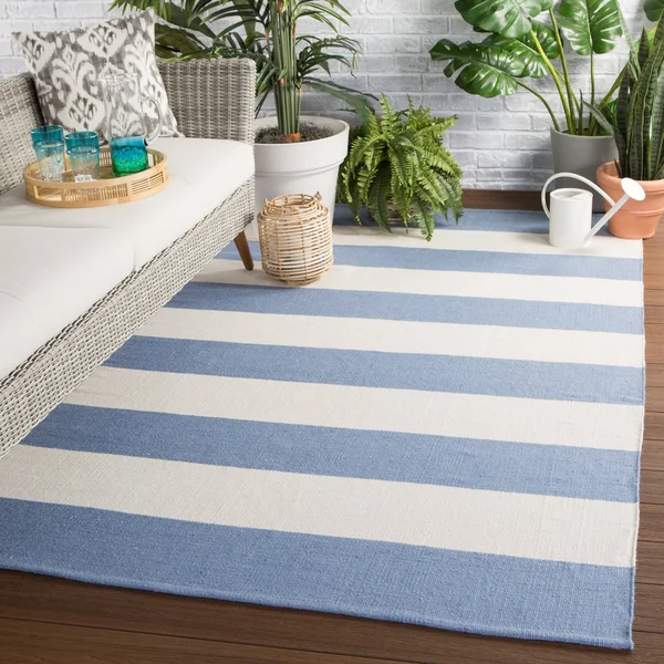 Porch den Klipsan Striped Indoor Outdoor Area Rug 810 x 119