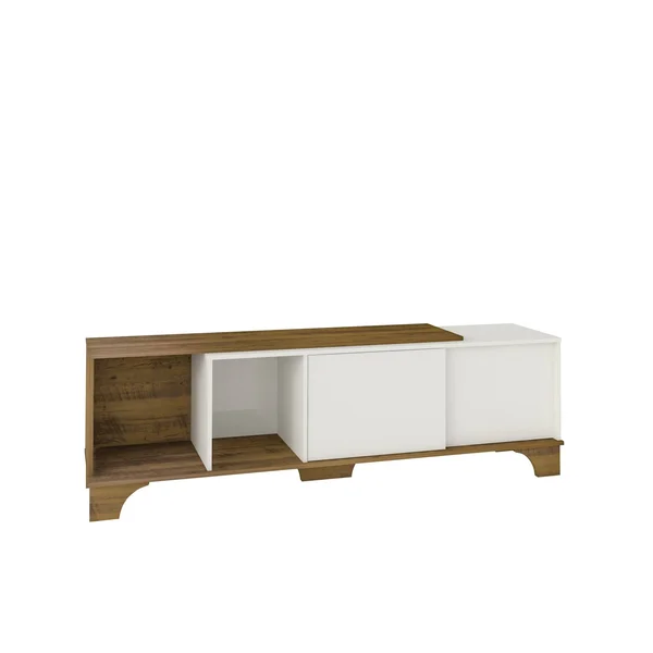 Bertolini Missouri TV Stand - Pine/Off White