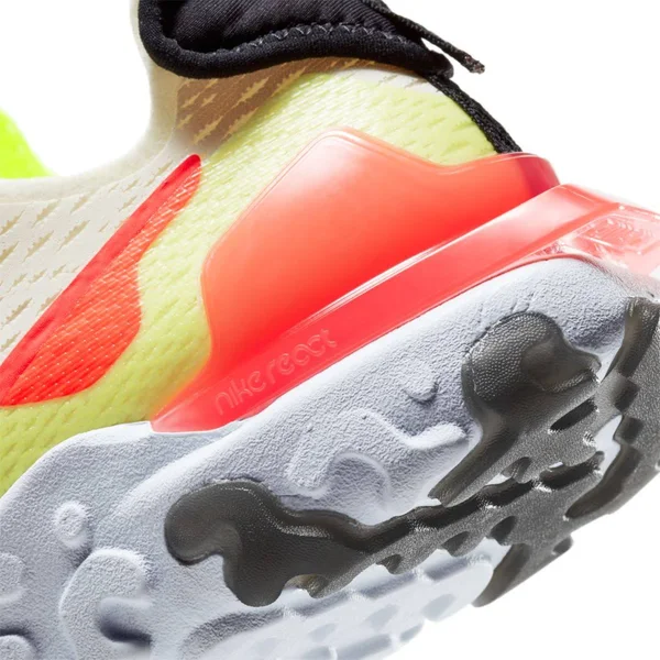 Nike - Women's React Vision (pale Ivory - Black, Volt, Laser Crimson)