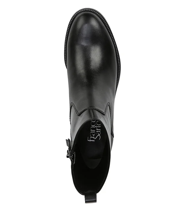 Franco Sarto Brindle Black Leather - Women's, Size: 7.5