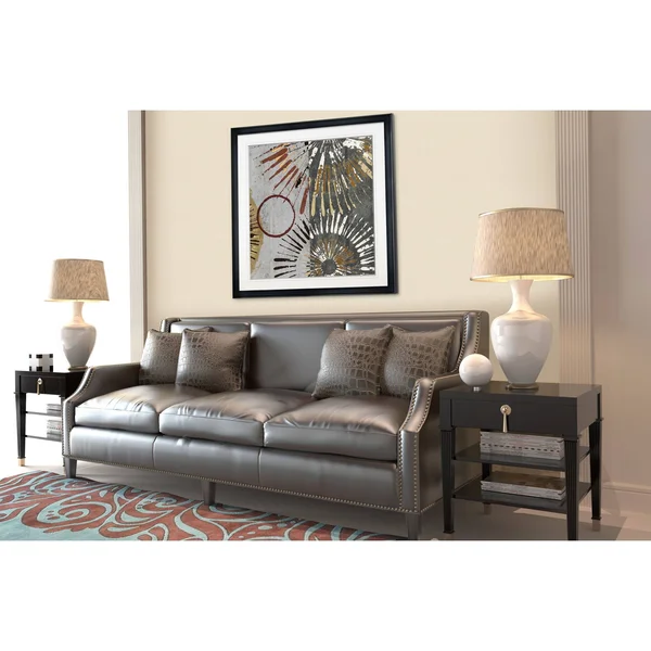 Outburst Tiles II -Framed Giclee Print - 38x38