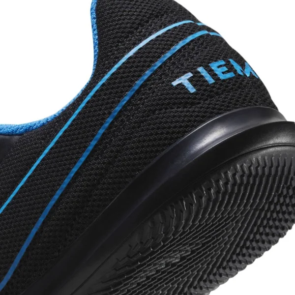 Nike Kids& Tiempo Legend 8 Club Indoor Soccer Shoes, Black