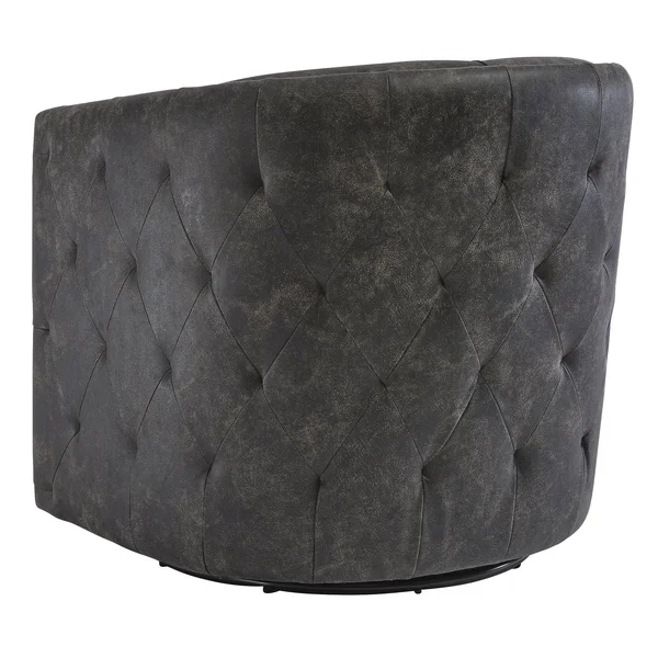 Ashley Brentlow Distressed Black Swivel Chair