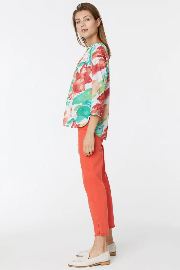 Curves 360 by Nydj Perfect Blouse - Size X-Small in Summertide at Nordstrom