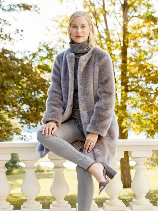 J.Mclaughlin Women's Arlette Turtleneck Heather Grey, Size Extra Small