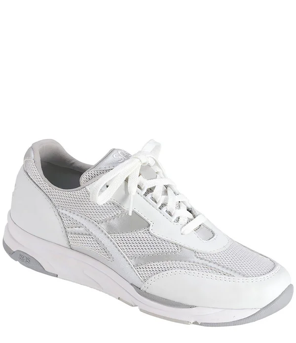 Women's SAS Tour Mesh Sneaker, Size: 10, Silver