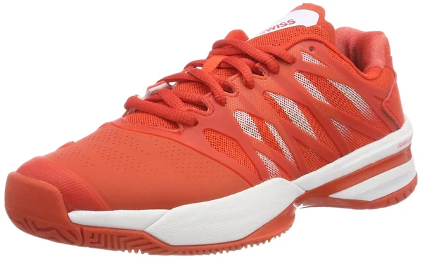 K-Swiss Women's Ultrashot Tennis Shoes (Fiesta/White)