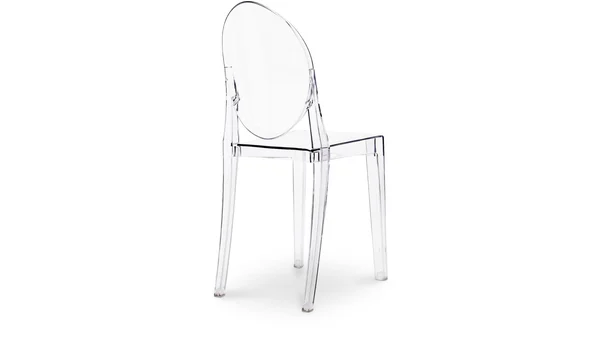 Set of 4, Victoria Ghost Side Chair, Clear