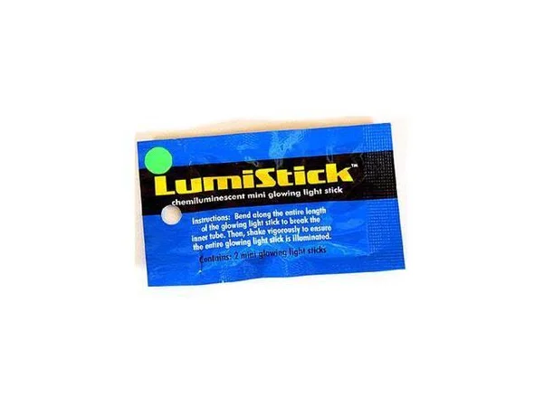 Lumistick 2x22 Glow Sticks, Blue, 2000 ct