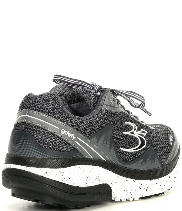 Gravity Defyer Mighty Walk - Women's, Gray/Salmon, Size: 7.5