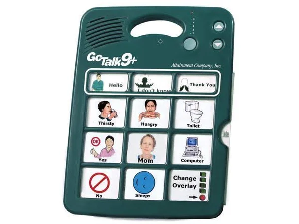 GoTalk 9-Plus- Alternative Communication Aid - 9" x 12" x 1