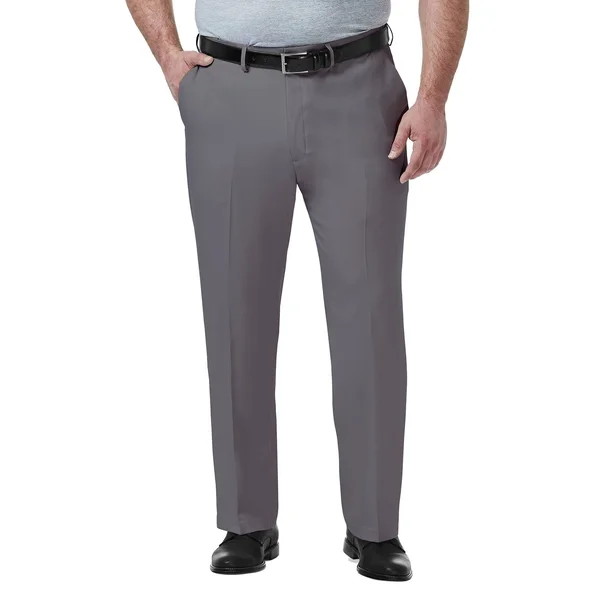 Haggar Big & Tall Flat Front Premium Comfort Dress Pant