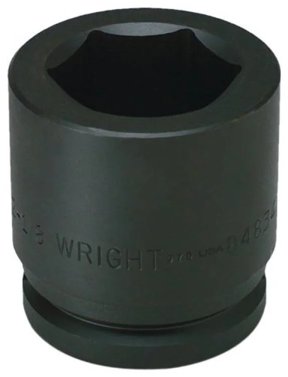 Wright Tool 84862 1-1/2x22 Drive 3-7/8x22 Standard Impact Socket 6-Point