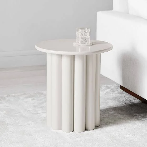 West Elm Hera Side Table - Semi-Circle