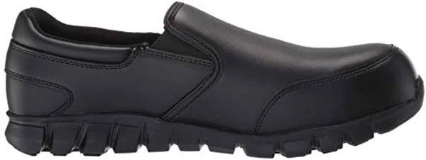 Reebok Sublite Cushion Work Slip-On Composite Toe SD, Men's Black