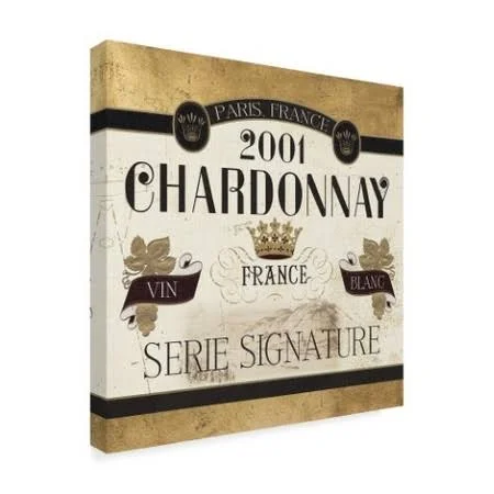 Trademark Fine Art 'Wine Labels II' Canvas Art by Pela Studio, Size: 24 x 24