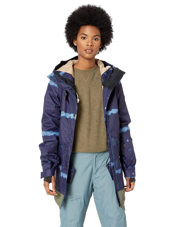DC Shoes Women's Riji Snow Jacket Blue Size XL