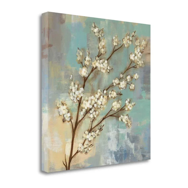 Tangletown Fine Art Kyoto Blossoms I by Silvia Vassileva, Giclee Print on Wrap Canvas, 20X20x22