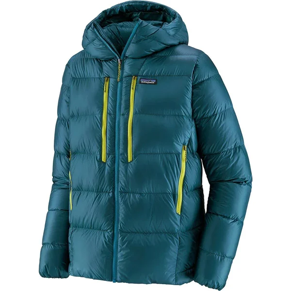 Patagonia Fitz Roy Down Hooded Jacket - Men's Crater Blue, L