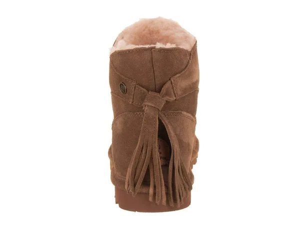 BEARPAW Natalia Suede Tassel Boot with NeverWet - Red