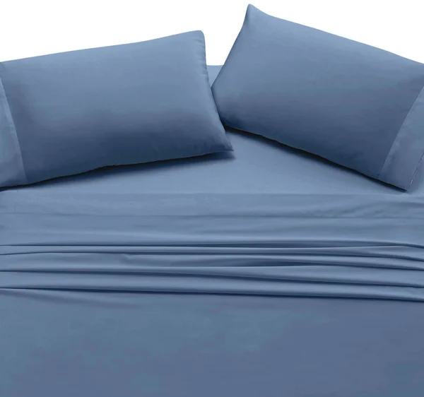 California Design den Cloud-Weight Silky Soft 500 Sateen - 100% Cotton Sheets Set, Cooling & Deep Pocket Fresh Navy Blue Sp
