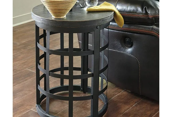 Ashley Marimon Black Round End Table T746-6