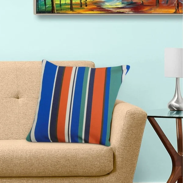 The Pillow Collection Xanto Striped Decorative Throw Pillow Yellow 22 x 22