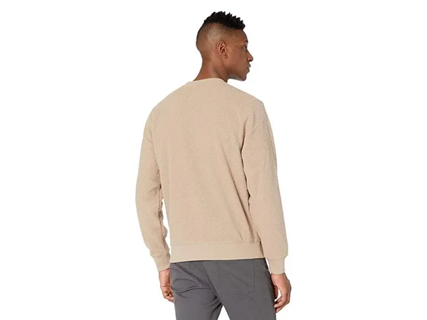 Champion Life Sherpa Crew Men's Clothing Dark Khaki : LG