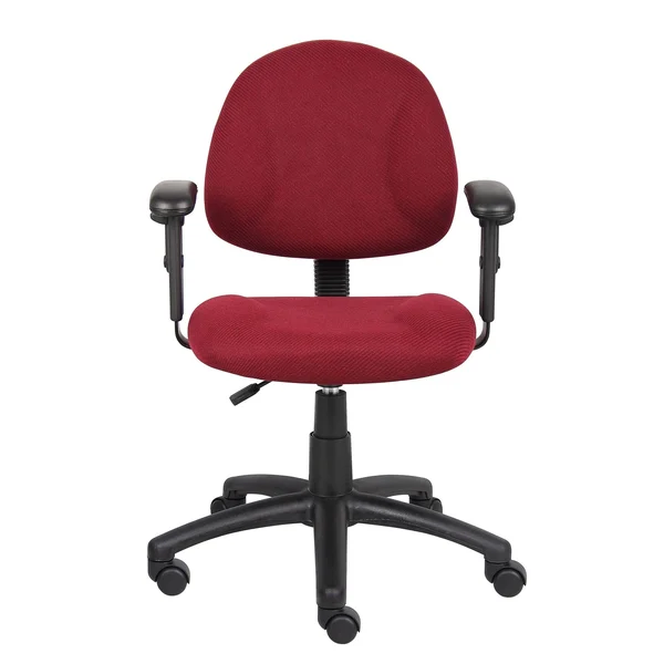 Boss Deluxe Posture Chair with Adjustable Arms - Grey