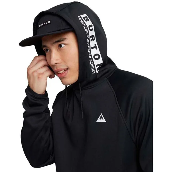 Burton Crown Weatherproof Pullover Fleece - Men's True Black, L