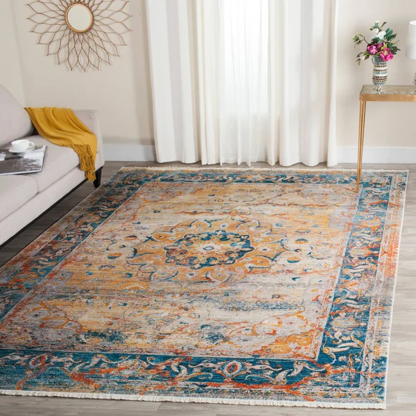 Safavieh Vintage Persian VTP435B 2&2x22 x 10&0x22 Runner Blue, Multi Area Rug