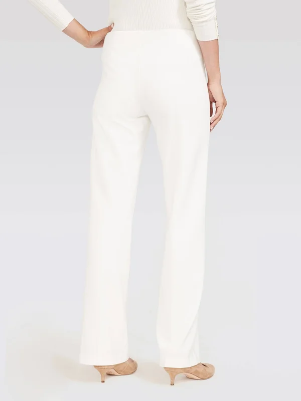 J.Mclaughlin Women's Carter Pants White Solid, Size 2