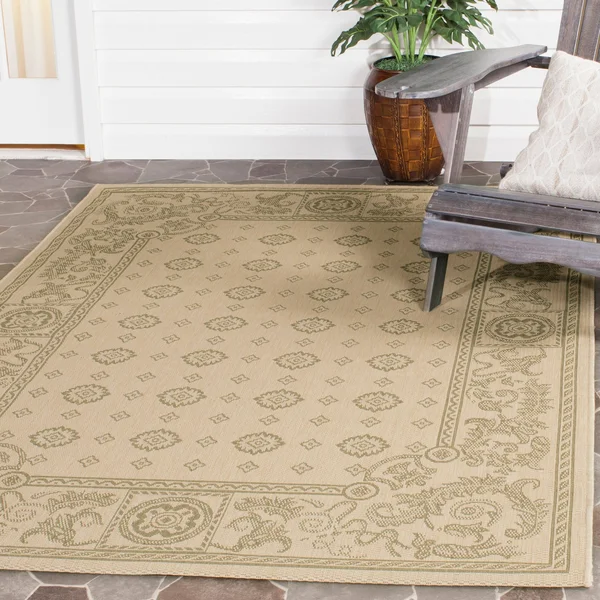 Safavieh Courtyard CY1356-3201 5&3x22 x 7&7x22 Natural - Terra Rug