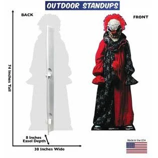 Creepy Clown Outdoor Standee