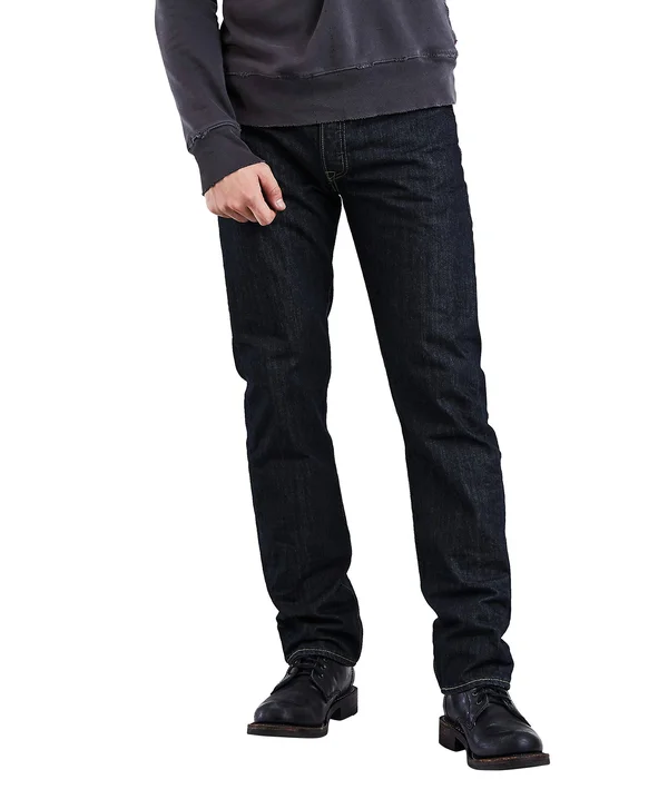 Levi&s Men's 501 Original Fit Jeans - Clean Rigid - 34x36